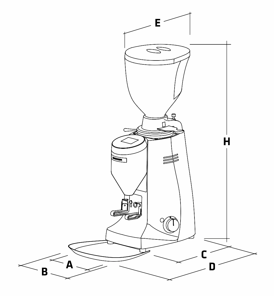 Mazzer Major V Automatic Flat Burr Espresso Grinder